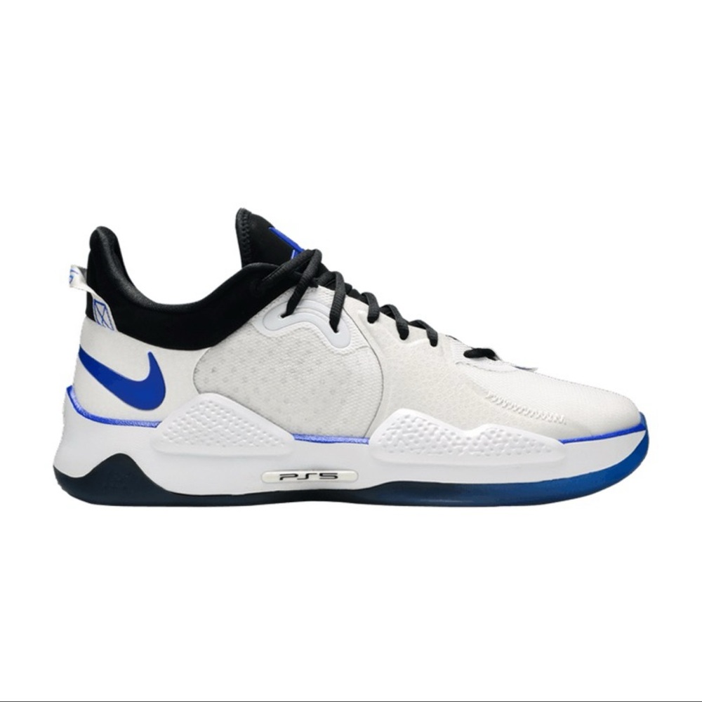 Size 7 nike PlayStation x pg 5 ep white Nike PG 4 white and blue #basketball